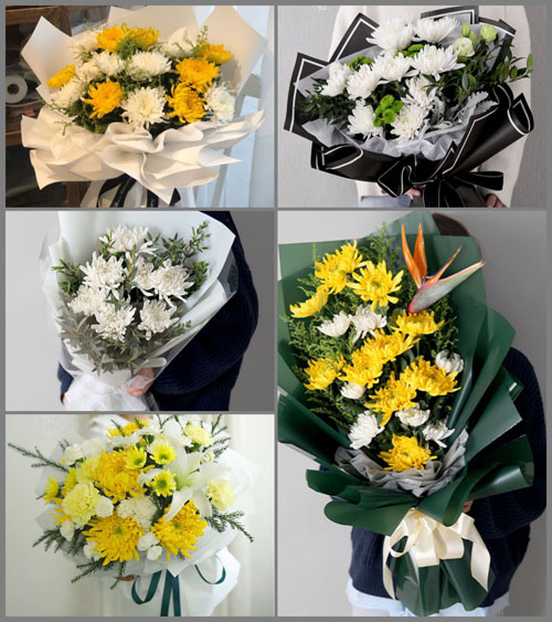 北京朝阳区左家庄街道左北里社区白事花束代送